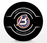 Bridgeport Islanders Official Center Ice Game Puck