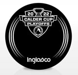 Rockford IceHogs vs. Chicago Wolves 2022 Calder Cup Playoffs Dueling Souvenir Puck