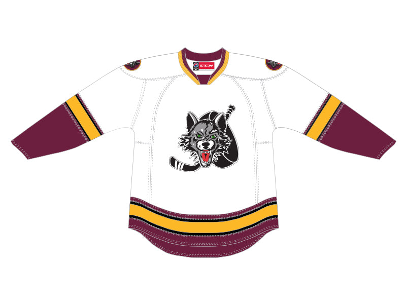 CCM Quicklite Chicago Wolves Premier White Jersey