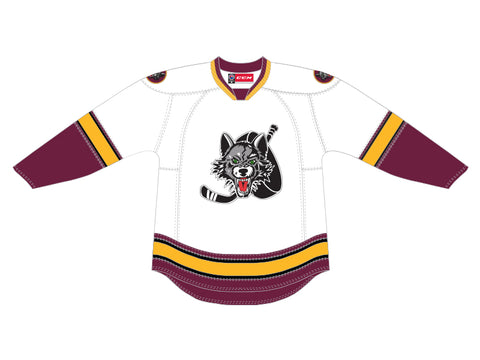 Chicago Wolves Alternate Jersey  Chicago wolves, Hockey players, Hockey  logos