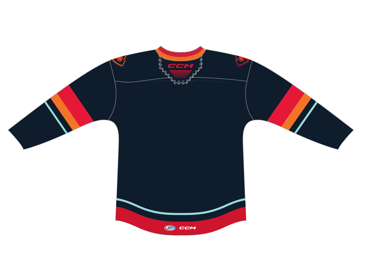 CCM Quicklite Coachella Valley Firebirds Customized Premier Dark Jersey