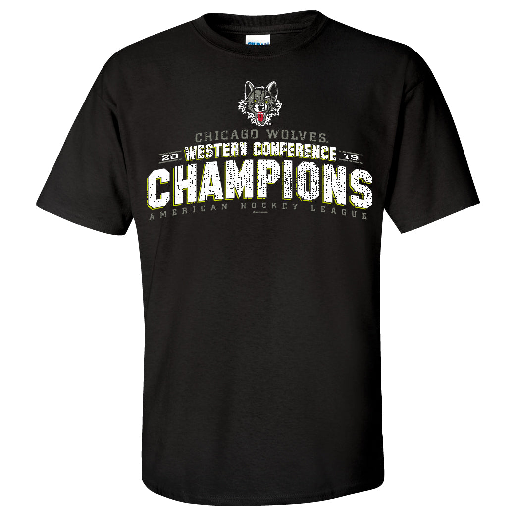 Chicago Wolves 2019 Western Conference Champions T-Shirt
