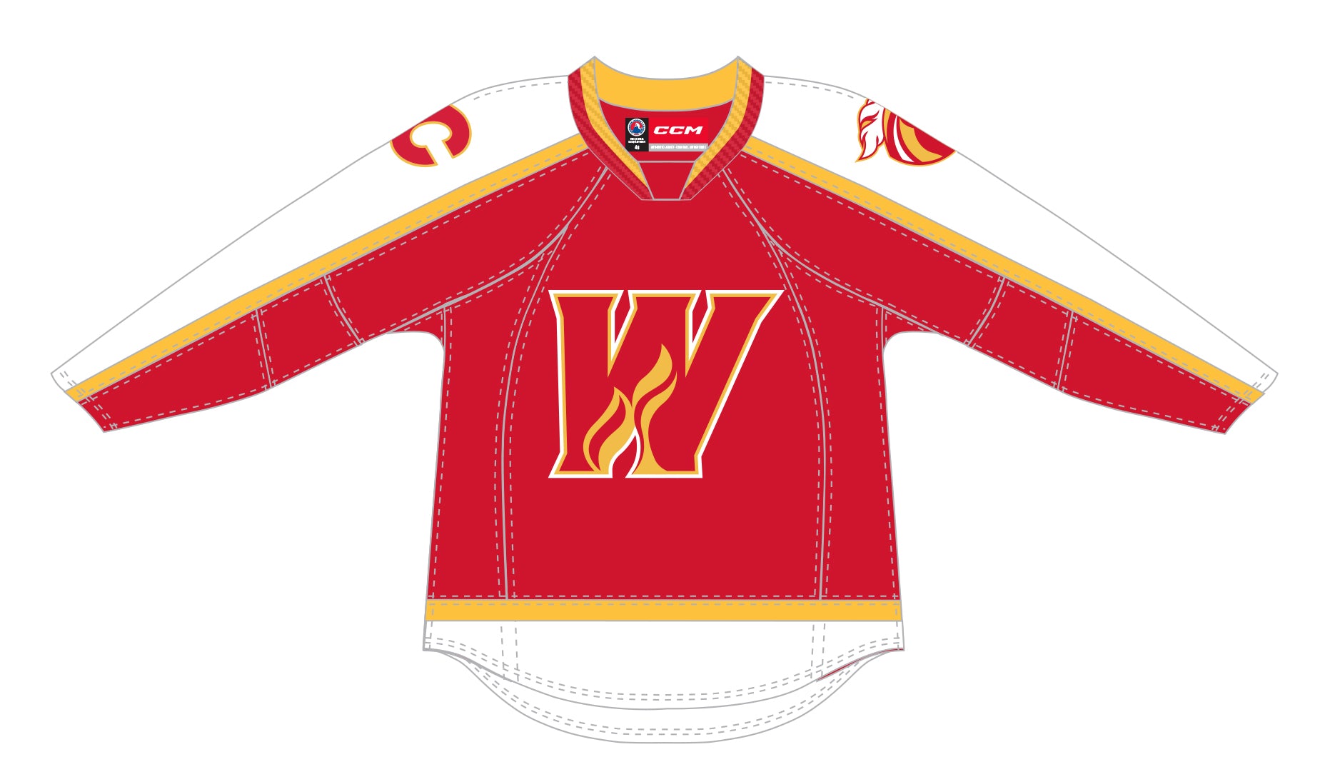 Calgary Flames 50th Anniversary Red Warm-Up 2022 Jersey Custom