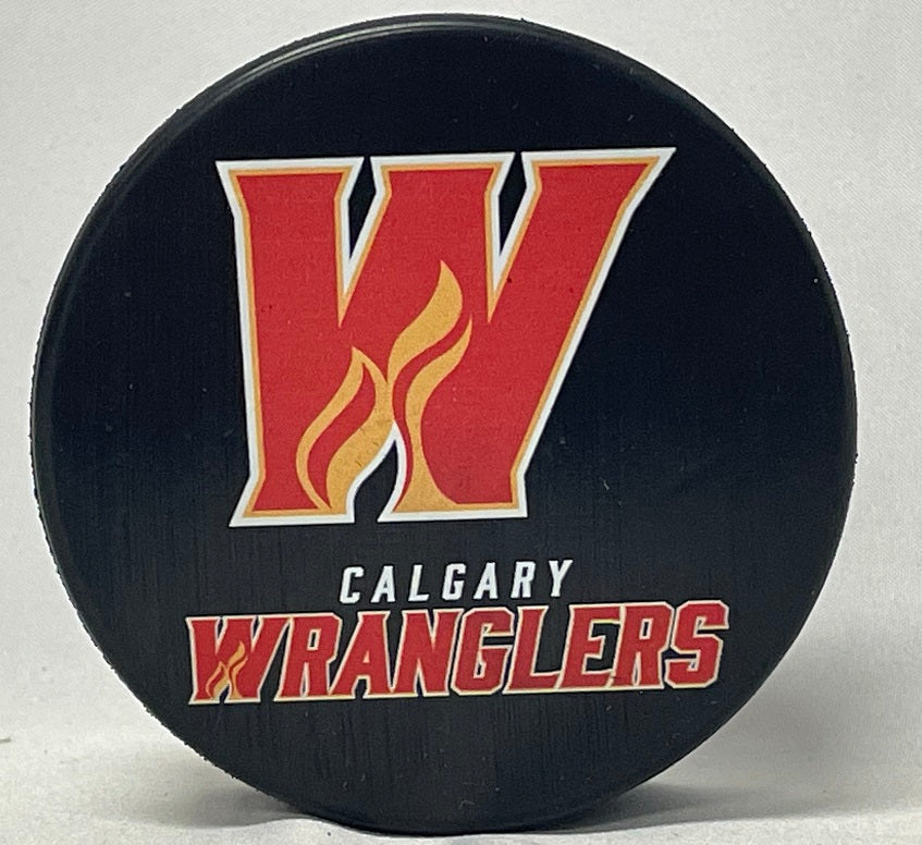 Calgary Wranglers Souvenir Puck
