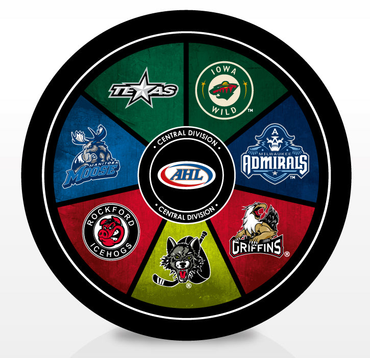 2022-23 AHL Central Division Souvenir Puck