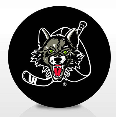Chicago Wolves Team Logo Souvenir Puck