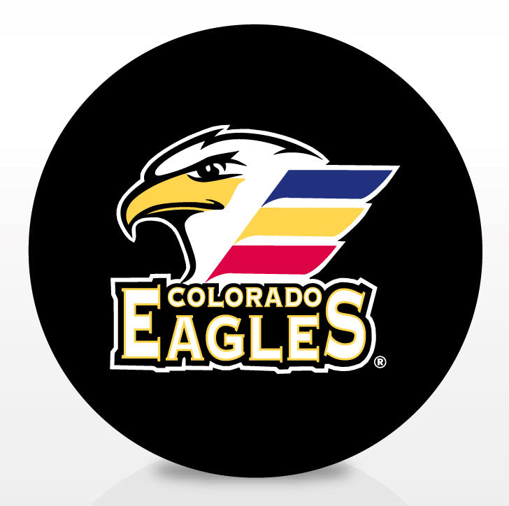 Colorado Eagles Team Logo Souvenir Puck