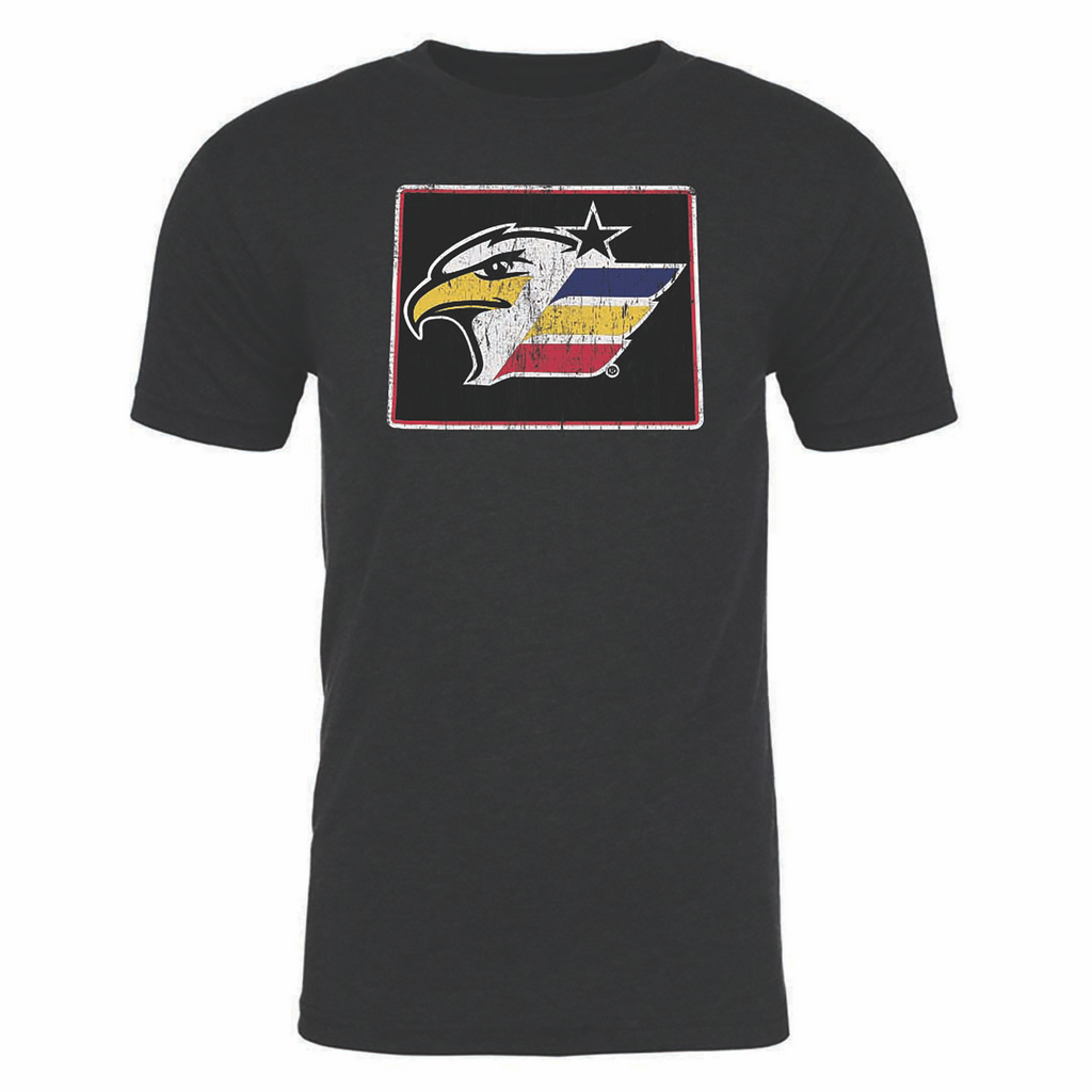 108 Stitches Colorado Eagles Adult State of Colorado Short Sleeve T-Shirt