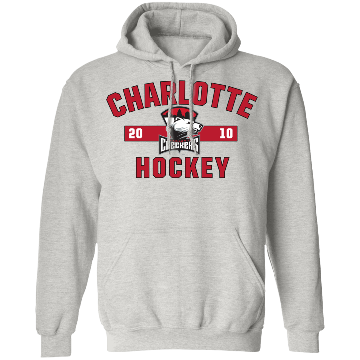 Charlotte Checkers Adult Established Pullover Hoodie (Sidewalk Sale, Medium)