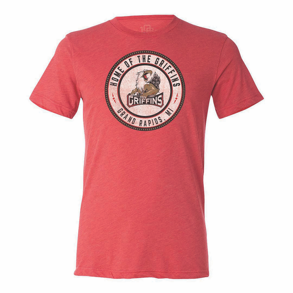 108 Stitches Grand Rapids Griffins Puck Decal Short Sleeve T-Shirt