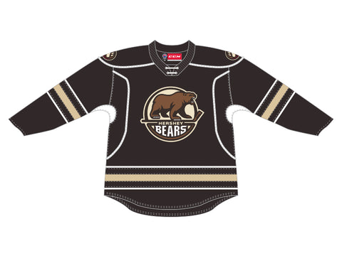 CCM Quicklite Hershey Bears Customized Premier Brown Jersey