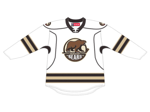 CCM Quicklite Hershey Bears Customized Premier White Jersey