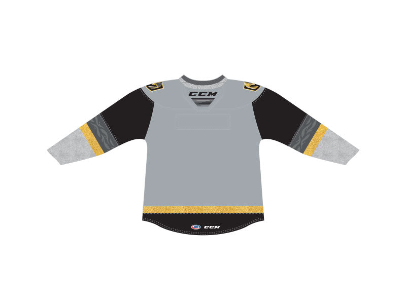 Pro-Style Select Grey Royal - Hockey Jerseys - Keener Jerseys