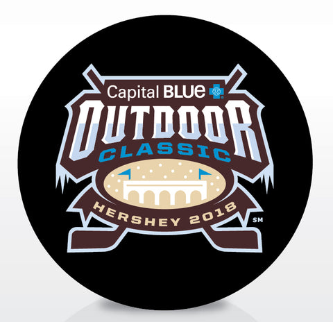 Hershey Bears 2018 Outdoor Classic Souvenir Puck