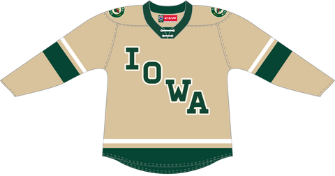 CCM Quicklite Iowa Wild Customized Premier Third Jersey