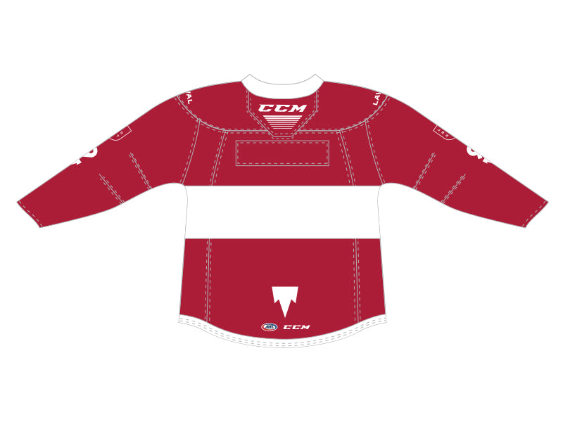 CCM Quicklite Laval Rocket Adult Premier Red Jersey –