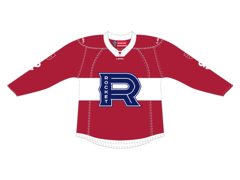 CCM Quicklite Laval Rocket Customized Premier Red Jersey