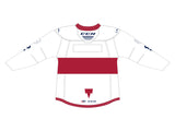 CCM Quicklite Laval Rocket Adult Premier White Jersey