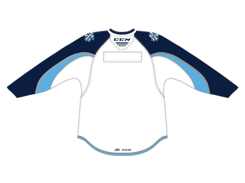 CCM Quicklite Milwaukee Admirals Customized Premier White Jersey