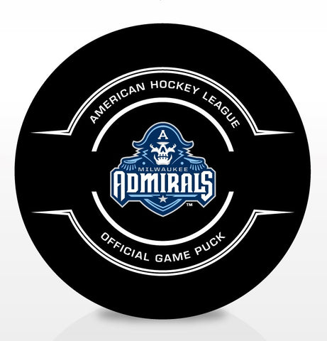 Milwaukee Admirals Official Center Ice Game Puck