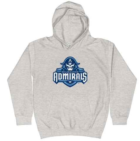 Milwaukee Admirals Primary Logo Pullover Youth Hoodie (sidewalk sale)