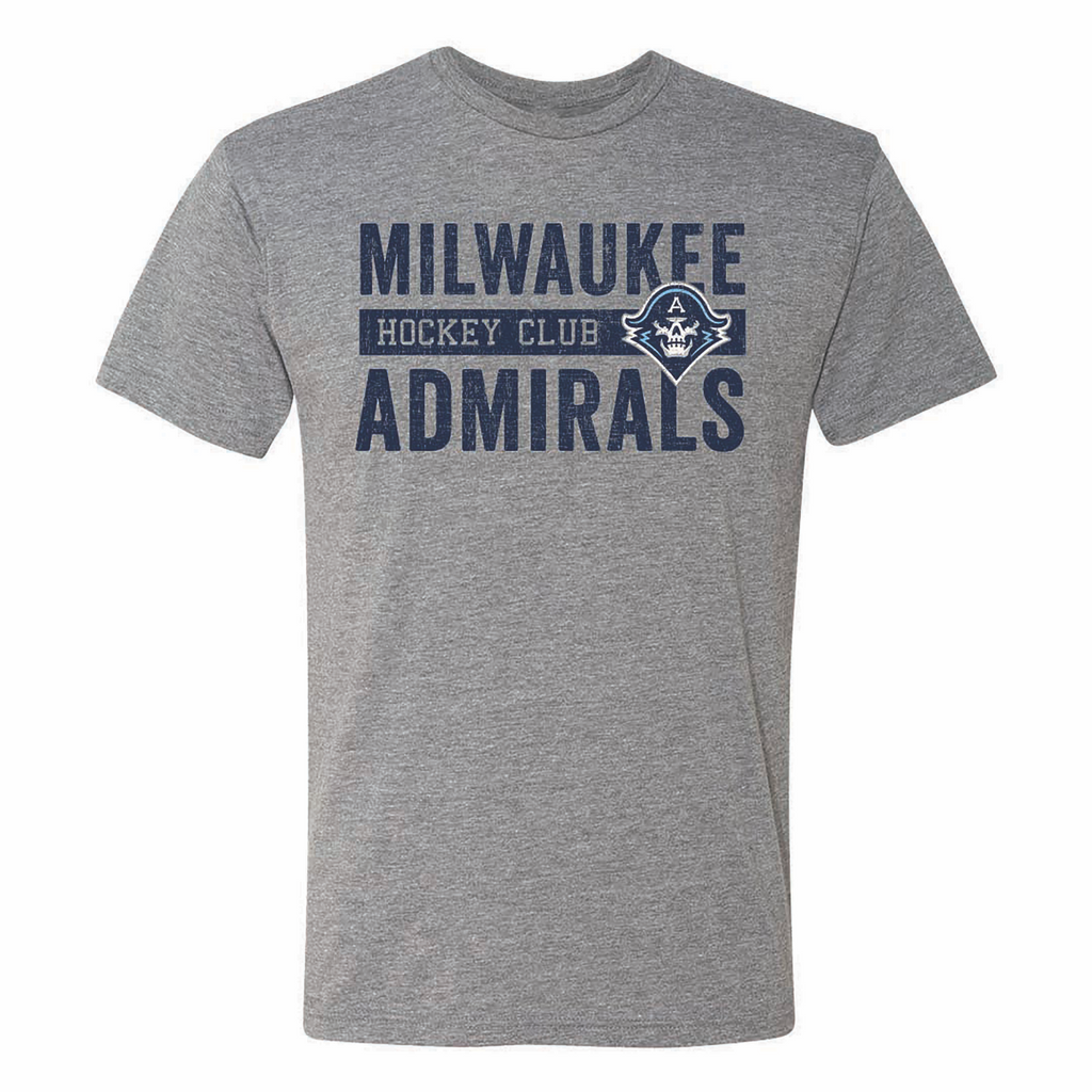 108 Stitches Milwaukee Admirals Hockey Club Adult Short Sleeve T-Shirt