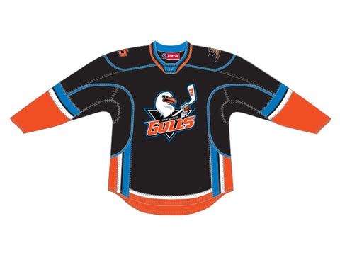 SP San Diego Gulls AHL Hockey Jersey Blue Vintage Throwback Alternate Size  56