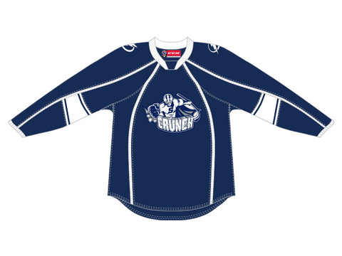 CCM Quicklite Syracuse Crunch Customized Premier Blue Jersey