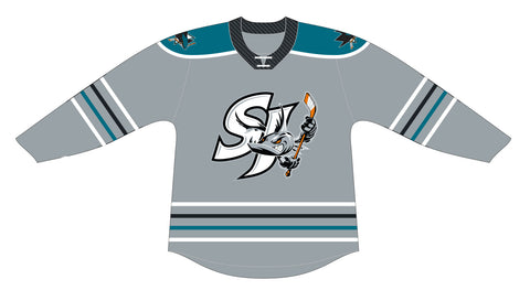 Men's San Jose Barracuda CCM Steel Jersey