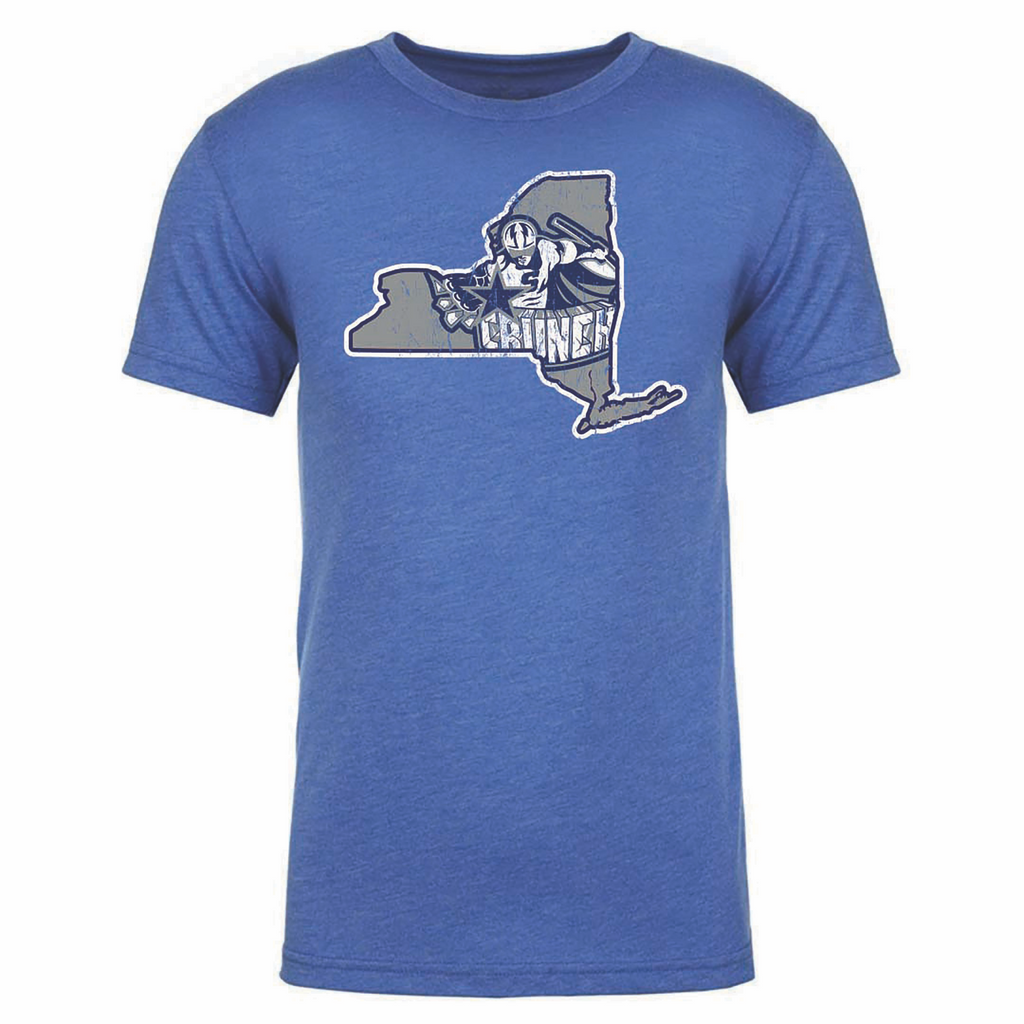 108 Stitches Syracuse Crunch Adult State of New York Short Sleeve T-Shirt