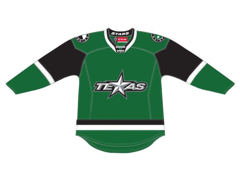 CCM Quicklite Texas Stars Customized Premier Green Jersey