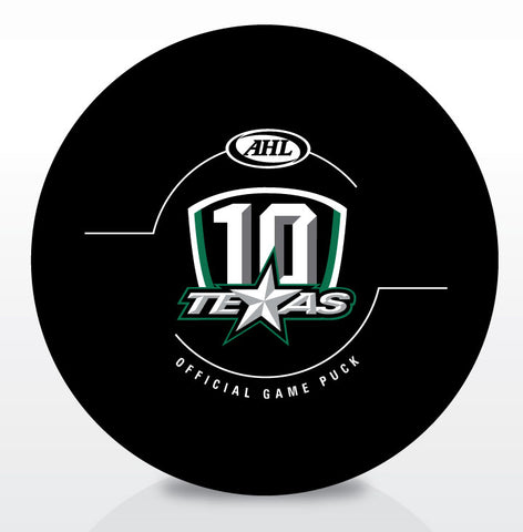 Texas Stars 10th Anniversary Official Game Puck