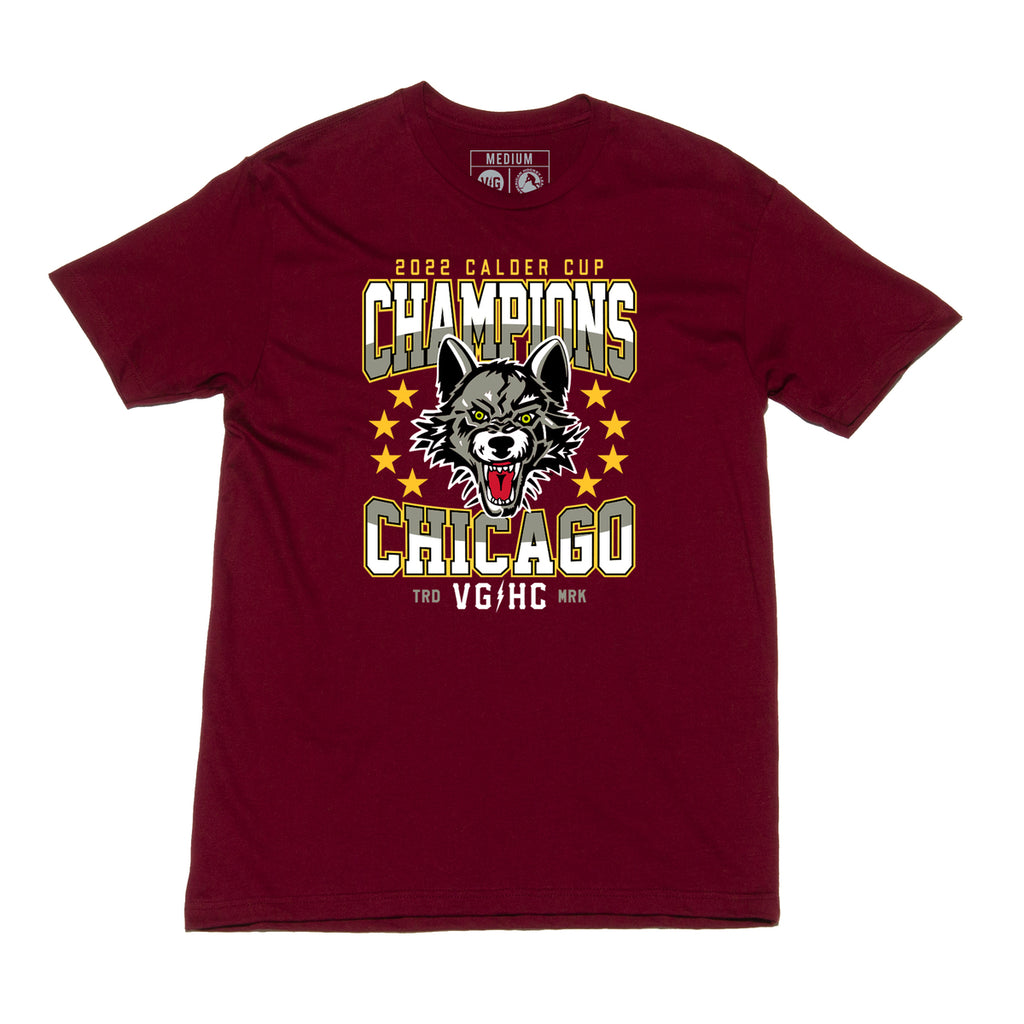 Violent Gentlemen Chicago Wolves 2022 Calder Cup Champions T-Shirt
