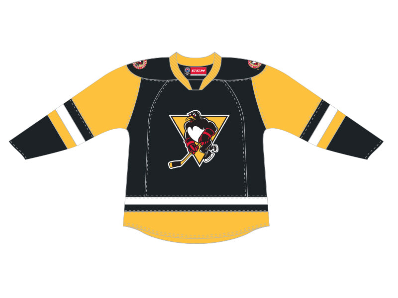 2022-2023 WBS Penguins Premier Replica Jersey-Black