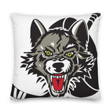 Chicago Wolves Primary Logo Premium Pillow