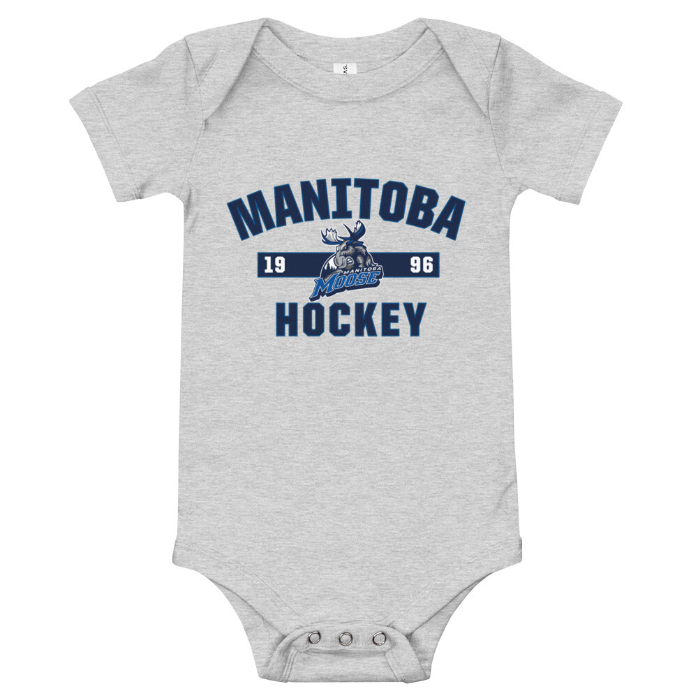 Manitoba Moose Established Logo Baby Onesie