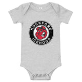 Rockford IceHogs Primary Logo Baby Onesie