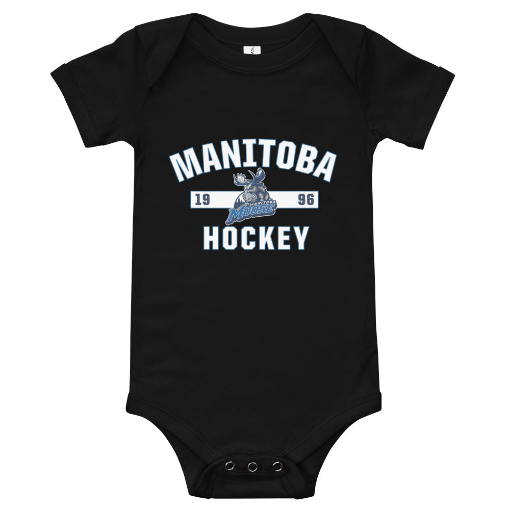 Manitoba Moose Established Logo Baby Onesie
