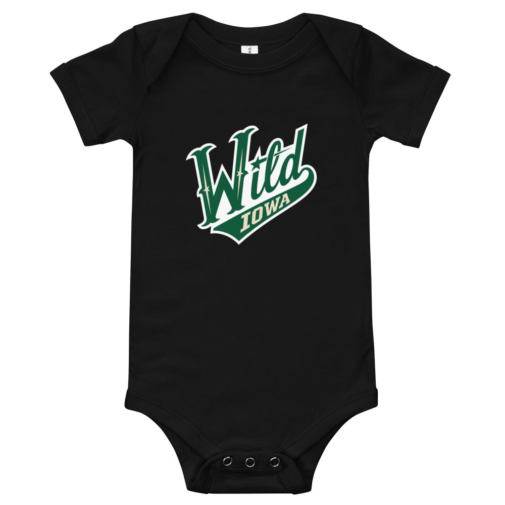 Iowa Wild Primary Logo Onesie