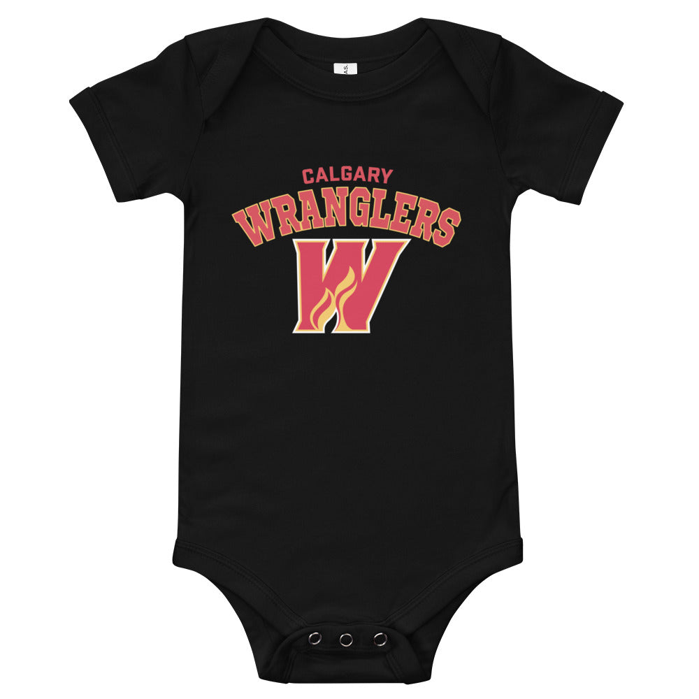 Calgary Wranglers Arch Baby Onesie