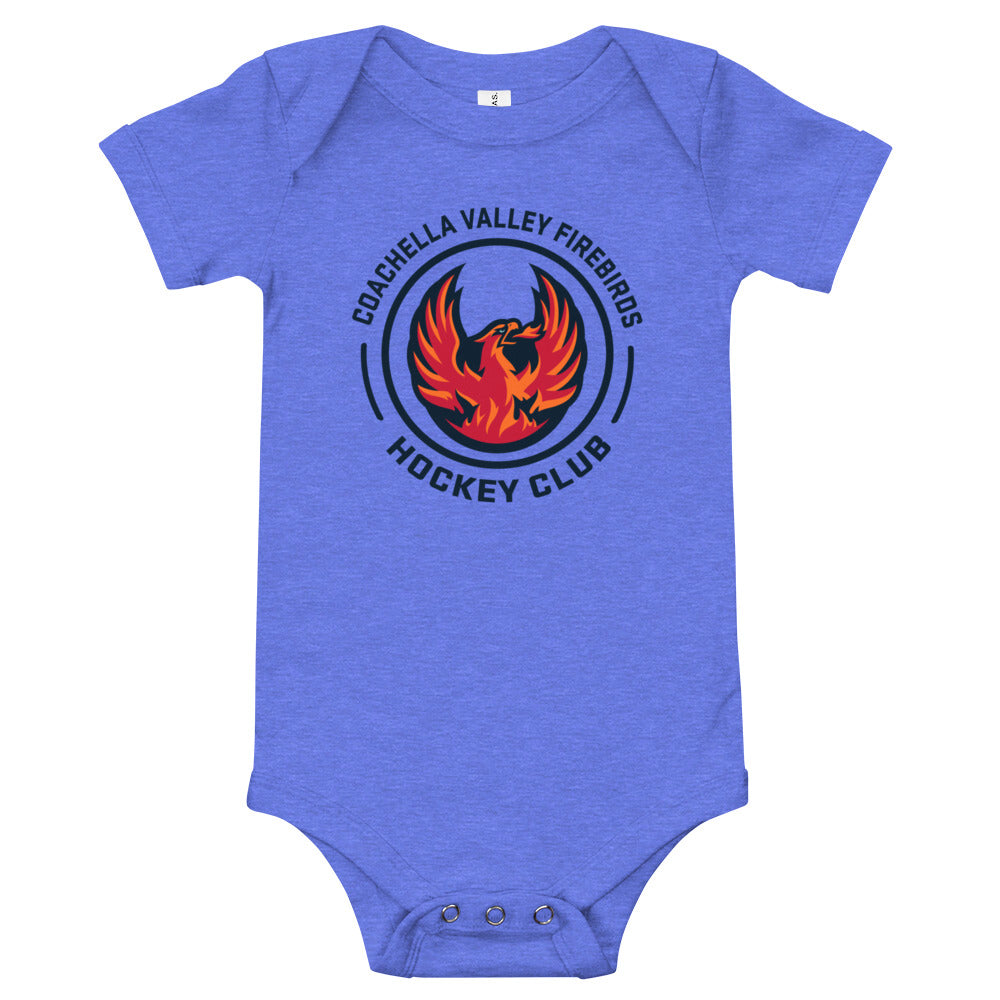 Coachella Valley Firebirds Faceoff Baby Onesie