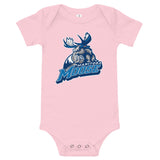 Manitoba Moose Primary Logo Baby Onesie