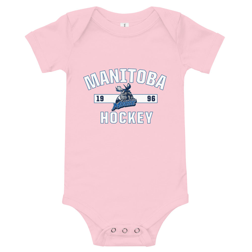 Manitoba Moose Established Logo Baby Onesie
