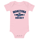 Manitoba Moose Established Logo Baby Onesie
