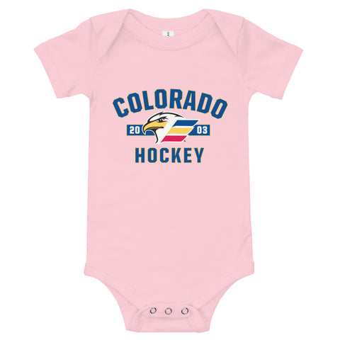 Colorado Eagles Established Logo Baby Onesie