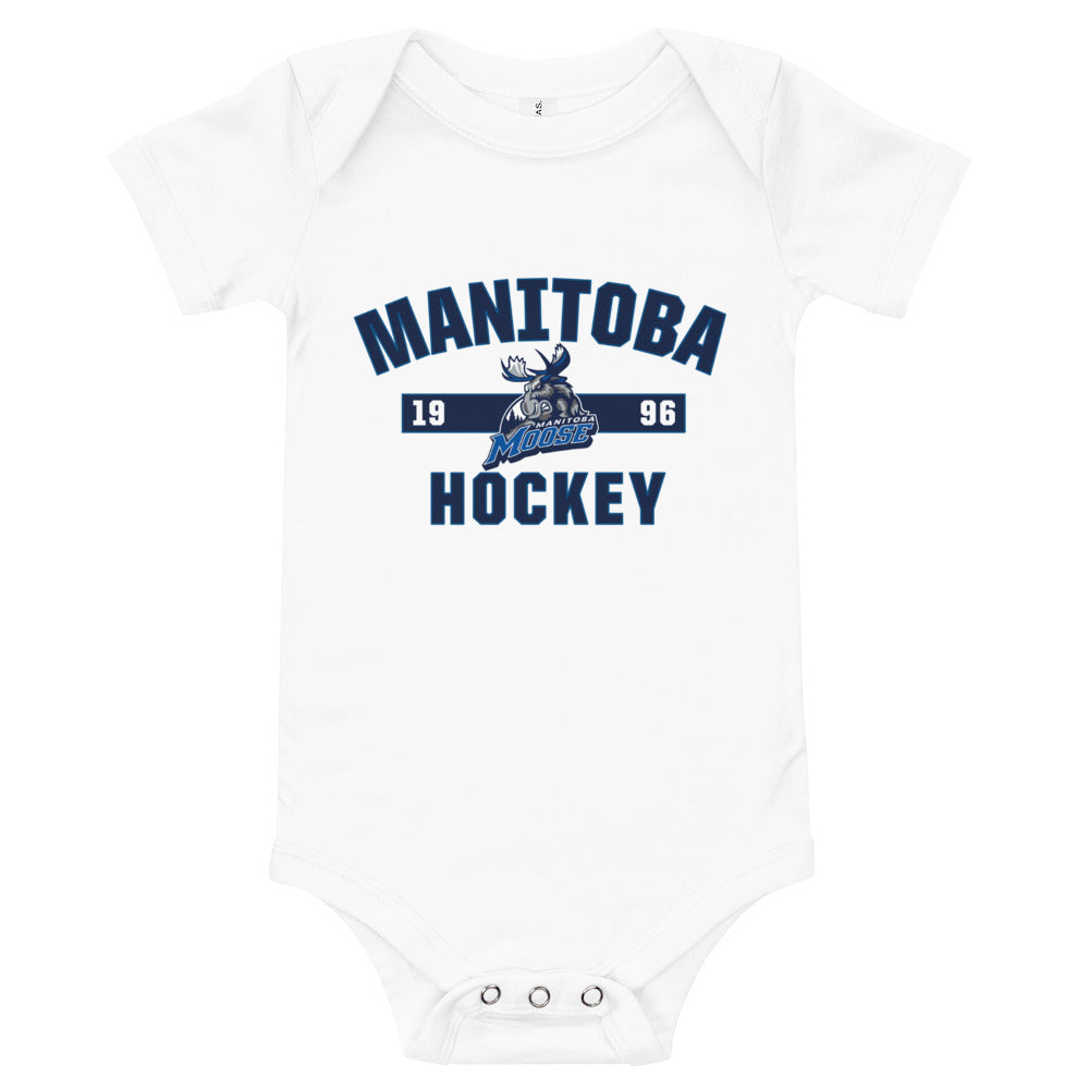 Manitoba Moose Established Logo Baby Onesie