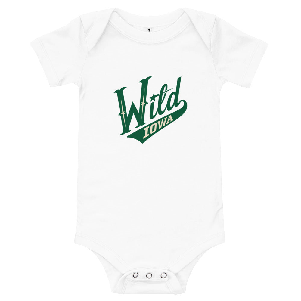 Iowa Wild Primary Logo Onesie