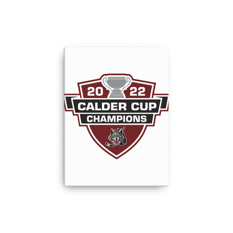 Chicago Wolves 2022 Calder Cup Champions Printed Canvas