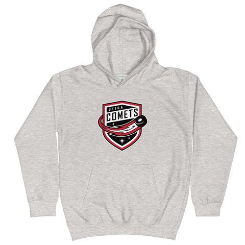 Utica Comets Youth Primary Logo Pullover Hoodie (sidewalk sale)