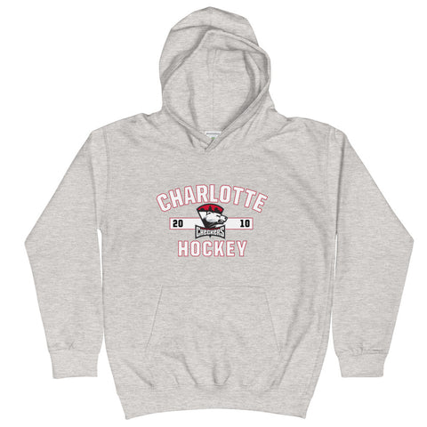 Charlotte Checkers Established Logo Youth Pullover Hoodie (sidewalk sale)